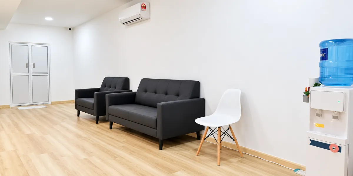 Waiting area at Focus Smile Dental