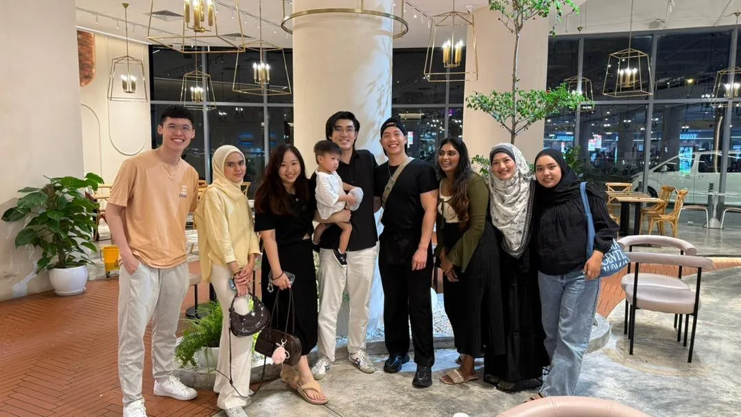 The Focus Smile Dental team at a team dinner